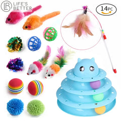 Purrfect Playtime: 12 to 24 -Piece Cat Toy Set for Endless Feline Fun Life’s Better Ltd