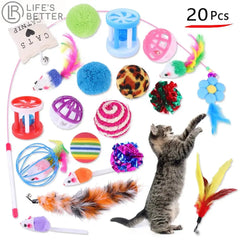 Purrfect Playtime: 12 to 24 -Piece Cat Toy Set for Endless Feline Fun Life’s Better Ltd