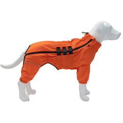 Waterproof Dog Raincoat - 4-Legged Rain Suit.