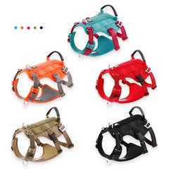 Escape Proof Pet Harness - No Pull Reflective Adjustable Soft Padded Vest.