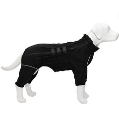 Waterproof Dog Raincoat - 4-Legged Rain Suit.