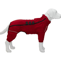 Waterproof Dog Raincoat - 4-Legged Rain Suit.