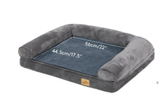 Luxurious Extra Large Orthopedic Soft Sponge Foam Dog Bed