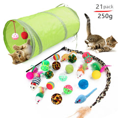 Purrfect Playtime: 12 to 24 -Piece Cat Toy Set for Endless Feline Fun