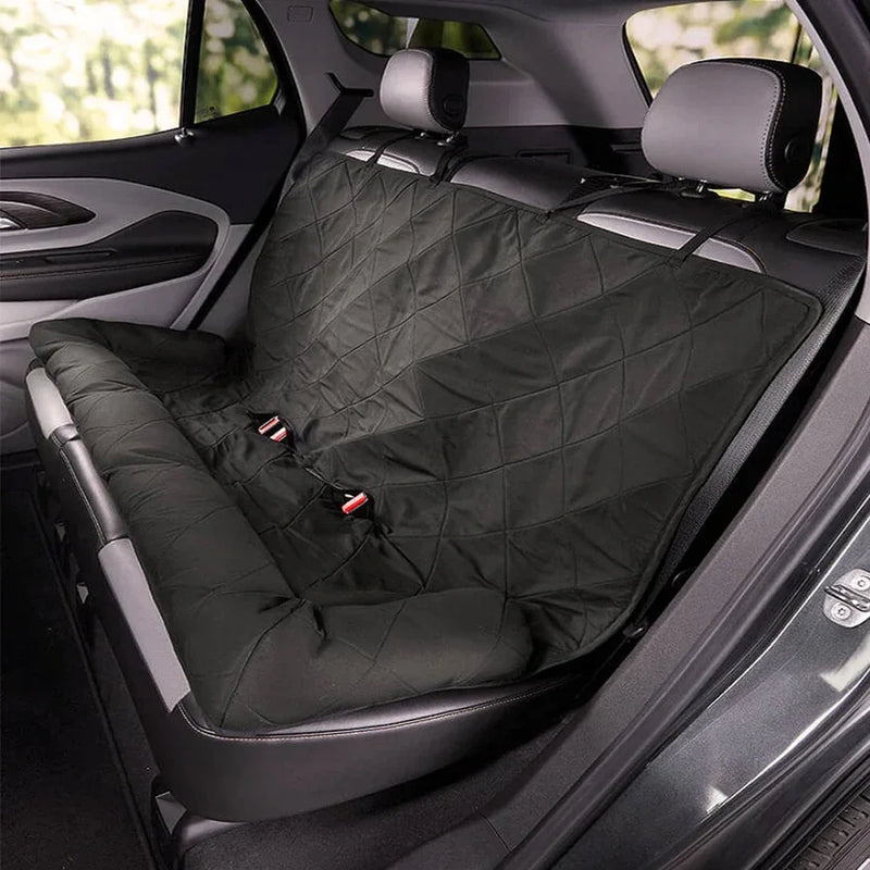 Waterproof Dog Car Seat Cover Travel Bed - Keep Your Car Clean and Your Dog Comfortable.