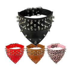 Spiked Large Dog Triangle Scarf Collar – The Ultimate Dog Accessory.