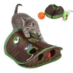 Mouse Hunt Tunnel Toy for Cats!.