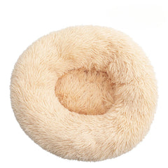 The Ultimate Donut Cuddler Round Dog Bed - Ultra Soft - Washable Dog Bed.