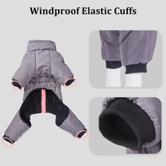 Reflective Waterproof Dog Padded Coat