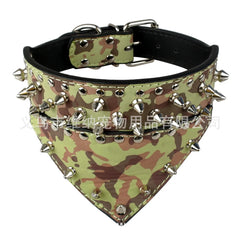 Spiked Large Dog Triangle Scarf Collar – The Ultimate Dog Accessory.