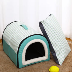 Internal Cosy Foldable Dog  / Cat House Bed.