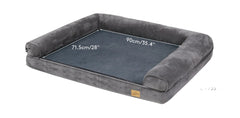 Luxurious Extra Large Orthopedic Soft Sponge Foam Dog Bed