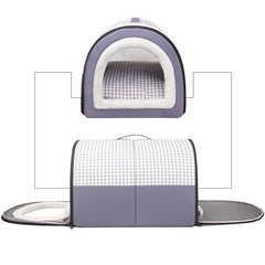 Internal Cosy Foldable Dog  / Cat House Bed.