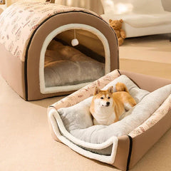 Cosy Indoor Kennel Dog Bed - Ideal for Medium to Large Dogs