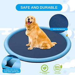 Splash into Summer Fun: Pet and Kid-Friendly Water Mat