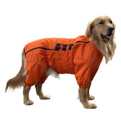 Waterproof Dog Raincoat - 4-Legged Rain Suit.