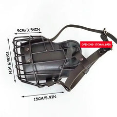 Heavy-Duty Muzzle Cage Mask.