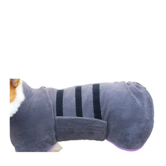 Microfiber Dog Bathrobe - Quick Drying Robe Towel for Dogs.