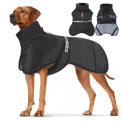 Stylish with Our Windproof Winter Dog Coat.