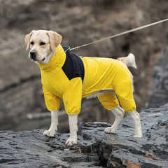 Large Dog Waterproof Jacket Raincoat.