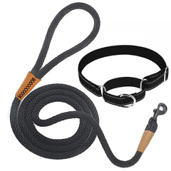 Strong Nylon Rope Dog Collar & Lead Set.