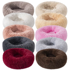 The Ultimate Donut Cuddler Round Dog Bed - Ultra Soft - Washable Dog Bed.