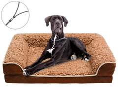 Plush Dog Bed For All Sizes Removable Cover Cleaning