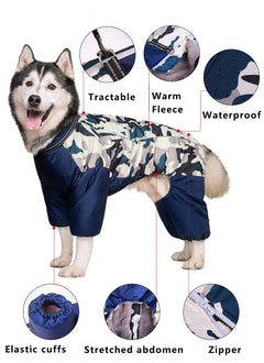 Camouflage Pattern Dog Coat