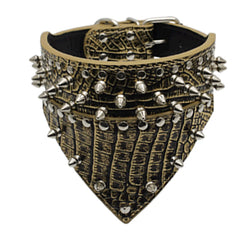 Spiked Large Dog Triangle Scarf Collar – The Ultimate Dog Accessory.