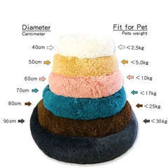 Round Dog Bed Super Soft & Lavish Dog Bed.