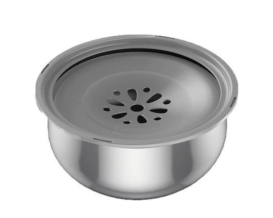 4.3L Stainless Steel Floating Lid Water Bowl for Dogs