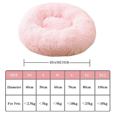 The Ultimate Donut Cuddler Round Dog Bed - Ultra Soft - Washable Dog Bed.