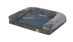 Luxurious Extra Large Orthopedic Soft Sponge Foam Dog Bed