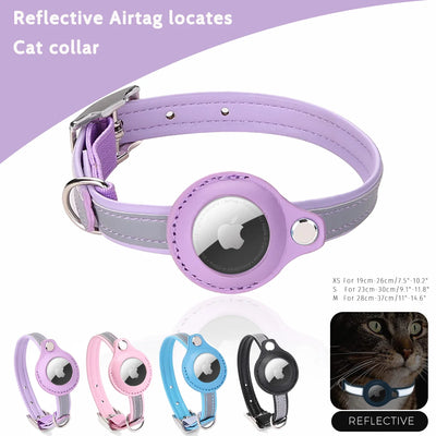 Airtag Case for Cat Collar Case for Anti Lost Locator Tracker with Reflective Collar.