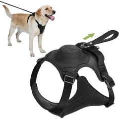 Adjustable Dog Harness with Integrated Retractable Lead.