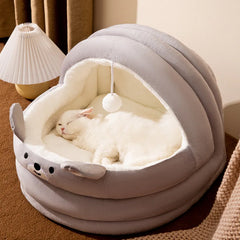 Semi-closed Cat Beds The Perfect Choice Providing Warmth, Comfort & Security for Your Cat.