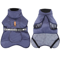 Stylish with Our Windproof Winter Dog Coat.