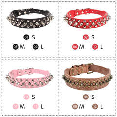 Anti-Bite Spiked Studded Pet Dog Collar.