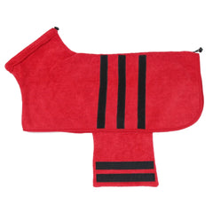 Microfiber Dog Bathrobe - Quick Drying Robe Towel for Dogs.