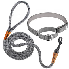 Strong Nylon Rope Dog Collar & Lead Set.