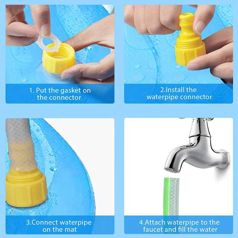 Splash into Summer Fun: Pet and Kid-Friendly Water Mat
