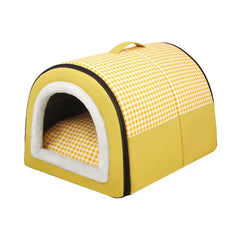 Internal Cosy Foldable Dog  / Cat House Bed.