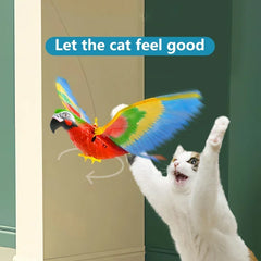 Hanging Flapping Bird Cat Toy.