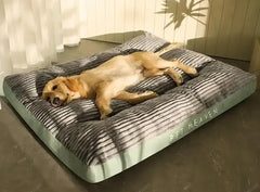 Luxuriously Sumptuous Corduroy Dog Bed with Detachable Washable Cover