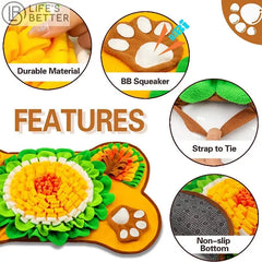 Snuffle Mat for Dogs Interactive Foraging Puzzle Dog Toy Life’s Better Ltd