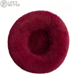 The Ultimate Donut Cuddler Round Dog Bed - Ultra Soft - Washable Dog Bed.