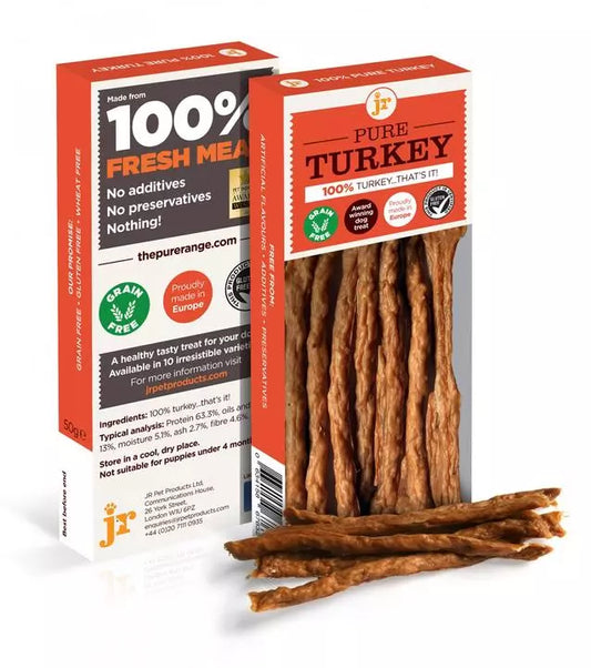 JR Pet Products Pure Turkey, Meat Sticks for Dogs