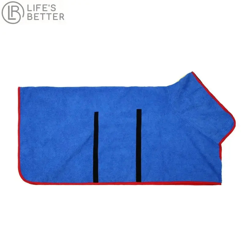 Ultra-Absorbent Dog Dry Bathrobe Towel.