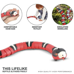 Automatic Electronic Snake Interactive Cat Toy.