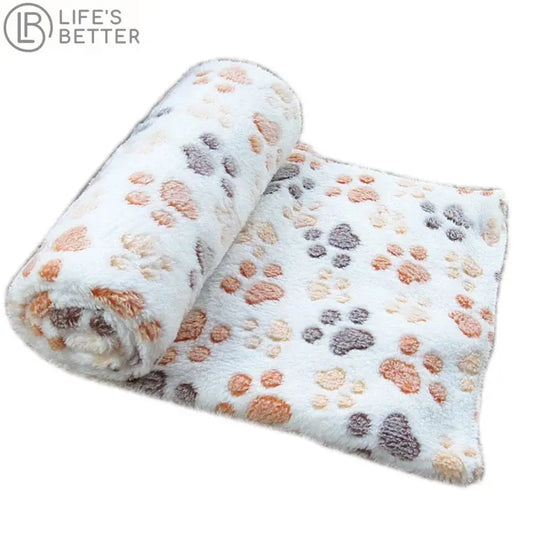 Warm Fleece Pet Blanket for Dog or Cat.